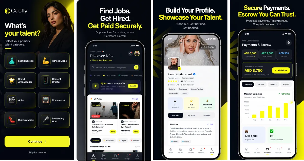 Castly talent marketplace platform