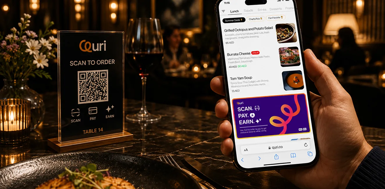 Quri dine-in ordering platform